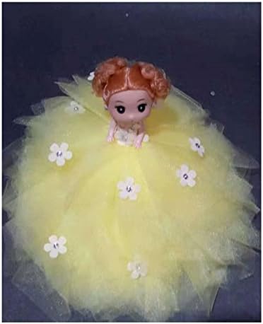 Shiningdress Gril Ball Gown Holiday Gift Birthday Wishes 2016 Barbie Doll Yellow