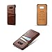 Samsung Galaxy S8 Plus Wallet Phone Case, Slim Leather Back Case Cover With Credit Card Holder Brown Case