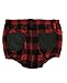 RuggedButts Infant / Toddler Boys Red Buffalo Plaid Bloomer