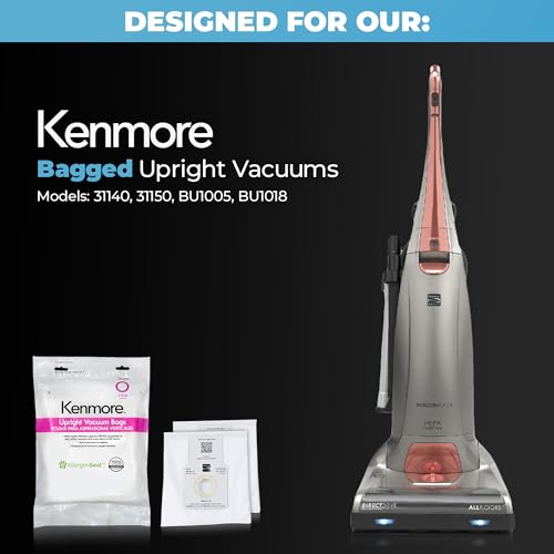 Kenmore 53294 Style O HEPA Cloth Vacuum Bags Upright Vacuum Cleaners 6 photo 10