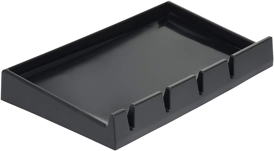 Salon Clipper Tray,Professional Anti-slip Barber Hair Trimmer Storage Tray with 4 Slots for Home Personal Use and Professional Hair Salon