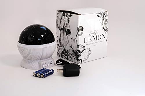 image for Little LEMON Baby Night Light Star Projector 360 Degree Rotation - 4 L