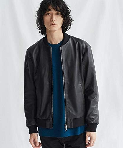 Amazon ティーケー タケオキクチ Tk Takeo Kikuchi ラムレザーライダースma 1リブブルゾン 03 L ブラック 019 コート ジャケット 通販