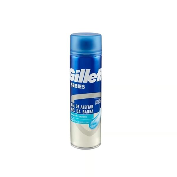 GILLETTE TGS SERIES SHAVE GEL, MOISTURIZING, 7 OUNCE