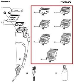philips hc3100 combs