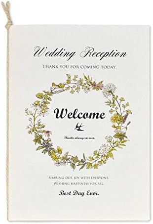 印刷屋さんドットコム 結婚式 高品質 席次表 手作りセット 10枚組 インクジェットプリンター対応 ブーケ