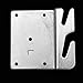 Square 23 (2PCS) Universal Offset Bed Rail Hook Plates/ Brackets Set for Wooden Rails, Pins are on 2 Inch Center, Hardware Included