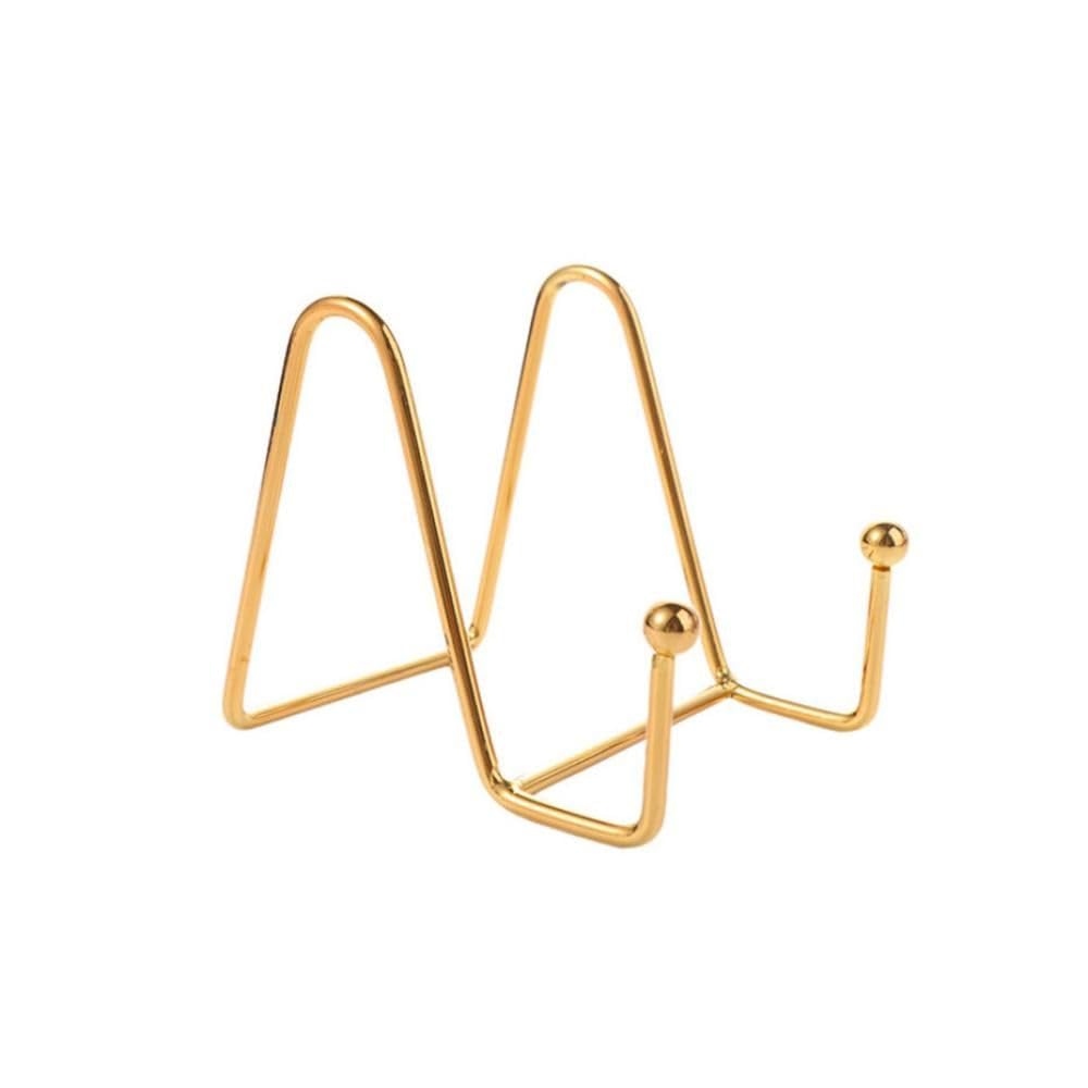 Photo 1 of Kopida Plate Display Stands, Iron Easel Plate Holder Display Stands Metal Frame Holder for Picture, Photo, Decorative Plate Dish, Tabletop Art