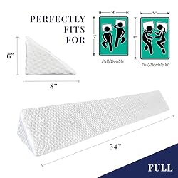 EPHEDORA Triangle Bed Wedge Pillow for Headboard