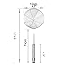 uxcell Kitchen Utensil Stainless Steel Mesh Strainer Ladle Spider Skimmer Fry Spoon Noodle Basket 4.7 Inch