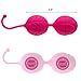 Badboy Silicone Kegel balls Ben Wa Balls Jiggle Ball for Bladder Control and Pelvic Floor Exercise Sex Beads for Women (Red)