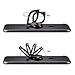 Uspeedy Finger Ring Spinner, Phone Finger Grip Ring Stand with 360 Degree Rotation No Loose Smartphones Metal Holder for Mobile Cell Phone (1 8 Gray)