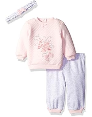 Baby Girls' 3 Piece Pant Set