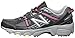 New Balance Women's WT410V4 Trail Shoe, Black/Pink, 9 B US