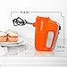 Black+Decker MX600TR Helix Performance Premium Hand Mixer, 5-Speed Mixer, Tangerine