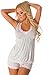 Velvet Kitten Sexy and Sweet Short PJ Set 543188 Large Grey/White