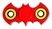 Maaax Fidget Spinner,Fast Bearing EDC Focus Toy,Batman Metal ,Finger Spinner Hand Spinner Toy for Killing Time Relieves Stress And Anxiety And Relax for Children and Adults Red