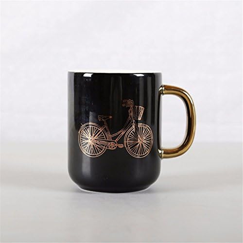 SYXng Lovers' Mugs Gilded Ceramic Cups Office Coffee Cups D Mug
