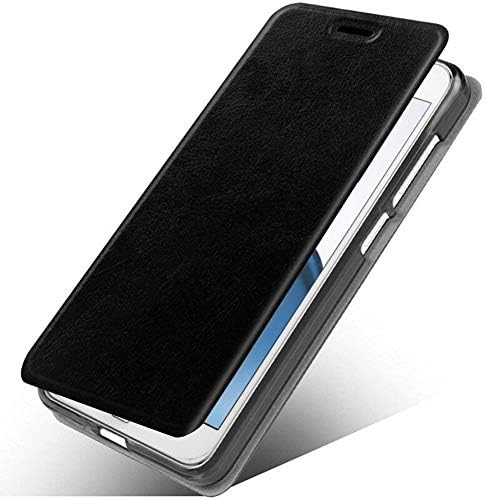AModern Samsung Galaxy A7 2018 Case,Ultra Slim fit,Kickstand,Card Slot,TPU Bumper,Anti-Scratch,Flip Leather PU Wallet Case for Samsung Galaxy A7 2018 (Classics Black)