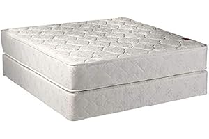 COMFORT BEDDING Legacy Medium Firm Full Size (54"x75"x7") Mattress and Box Spring Set - Fully assembled, Orthopedic, Good back support, Sleep System with Enhance Support and Longlasting by Dream Solutions USA