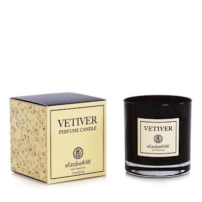 elizabeth WVETIVER Perfume Candle 8 oz