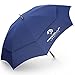 Procella 62 Inch Golf Umbrella Extra Large Automatic Open Windproof Waterproof Double Canopy Oversize Vented Stick Umbrellas for Rain - Best Golf Gifts for Men and Women