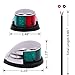 Obcursco Boat Navigation Lights, LED Bow Lights Front Mount, Perfect for Marine, Pontoon, Skiff and Small Boat, DC 12V