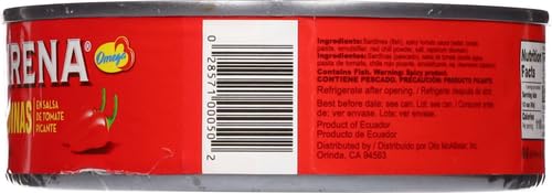 LA SIRENA SARDINES PICA PICA IN OVAL CAN, 15 OZ