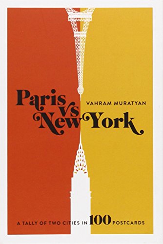 Paris versus New York Postcard Box: A Tally of Two Cities in 100 Postcards