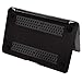 LENTION Hard Case for MacBook Air (11-inch, Late 2010 to Early 2015) - Model A1370 / A1465, with Keyboard Cover and Port Plugs, Matte Finish Case with Rubber Feet (Frost Black)