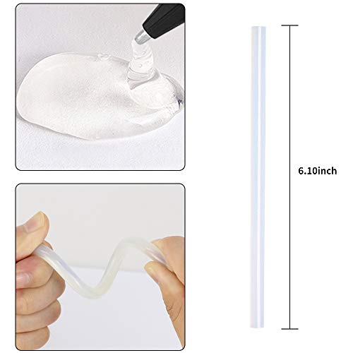 Hot Glue Gun, AONOKOY 60W Mini Glue Gun with 30pcs Glue Sticks, Anti-hot Cover Melt Glue Gun Kit for Creative Arts & Crafts, Home Quick Repairs, Festival Decoration