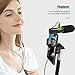 Smartphone Microphone, Camera Microphone Fit for Canon, Sony, Nikon, DSLR Camera/DV, Video Microphone with Real-time Monitoring System, Furry Wind Screen for Phone and Camera (Not for Canon T5i,T6)