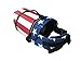King Pup Dog Life Jacket, American Flag Life Vest for Puppies and Dogs. Safe and Secure with Extra Padding and American Flag Design (Extra Large, Blue)