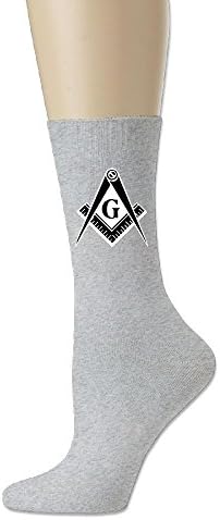 Freemason Logo Square And Compass - Men Women Casual Socks Running Socks 78% Cotton / 20% Nylon / 2% Spandex
