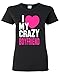 I Love my Crazy Boyfriend Women T-Shirt Couple Shirts
