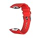 NotoCity Compatible Samsung Gear Fit2 Pro Band Solft Silicone Gear Fit2 Watch Strap for Samsung Gear Fit2 Pro Smartwatch Bans(Red, Large)
