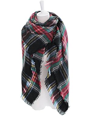 Women's Stylish Warm Blanket Scarf Gorgeous Wrap Shawl