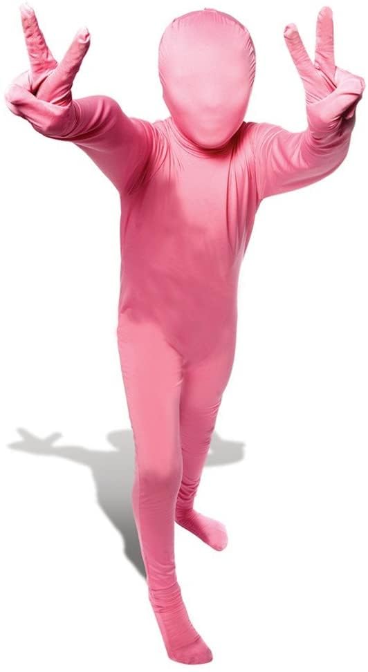 Morph Morphsuits Pink Kids Suit Costume for Halloween, Fancy Dress, Zentai Suit for Boys and Girls, Medium