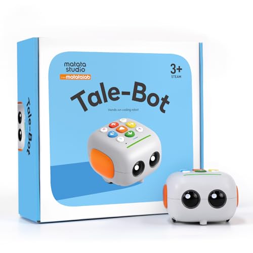 Matatalab TaleBot Coding Robot Basic with Activity Box for Kids Ages 3-5,  Screen-Free Interactive STEM Toys, E