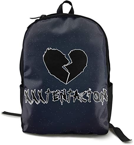 Molimine Xxxtentacion Men Women Canvas Backpack Fashion School Bag Casual Travel Backpack