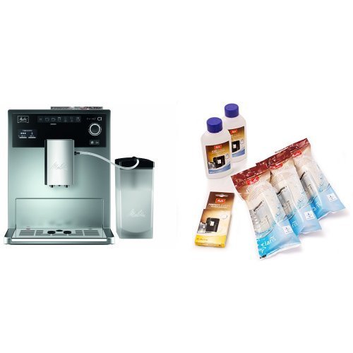 Melitta E 970-101 silber Kaffeevollautomat Caffeo CI + 6er Pflegeset