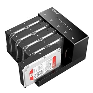 ORICO ハードディスクケース 2.5 / 3.5インチ HDD/SSD対応 16TB*5ベイ USB3.0接続 HDDコピー機能付き 6558US3