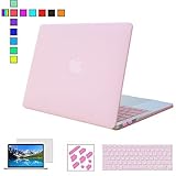 RYGOU Compatible with Old MacBook Pro 15" Case Rose