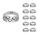LE 10 Pack LED Under Cabinet Lighting, Puck Lights, 12V DC Under Counter Lighting, 25W Halogen Replacement, 240lm, Warm White,