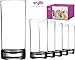 Kryllic Reusable Plastic Cups - Plastic Tumblers - Acrylic Cups For Kitchen 16oz- Clear Highball Plastic Tumbler Set of 6 Plastic Tumblers Dishwasher Safe, Bpa Free, Cups For Kitchen - Plastic Glasses