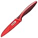 ZYLISS Serrated Paring Knife, 4-Inch Stainless Steel Blade, Red