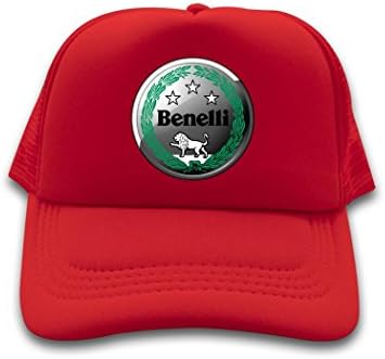 Benelli Motor Logo Opeeda Adjustable Trucker Hat Snapback Caps Red For Men/Women