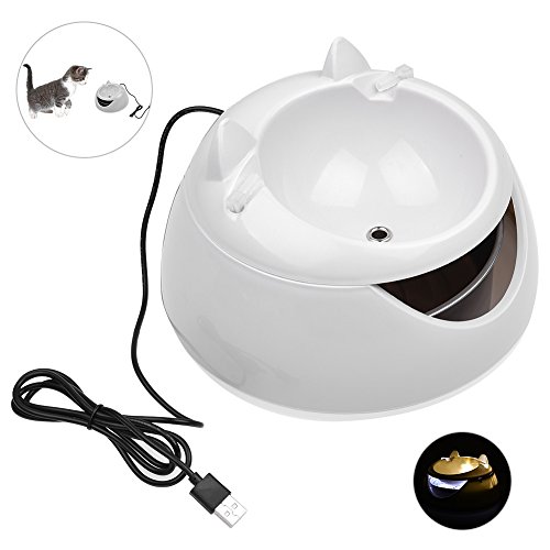 Petacc Pet Water Fountain Cat Drinking Fountain Electric Cat Water Dispenser with Night Light, Environment-friendly and Energy- Efficient, CE and ROHS Certification - Thumbnail 7