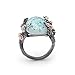 Ginger Lyne Collection Henrietta Elven Tree Branch Setting Oval Green Lab Created Fire Opal Ring