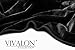 Vivalon Solid Color Ultra Silky Soft Heavy Duty Quality Korean Mink Reversbile Blanket 8 lbs Queen Black